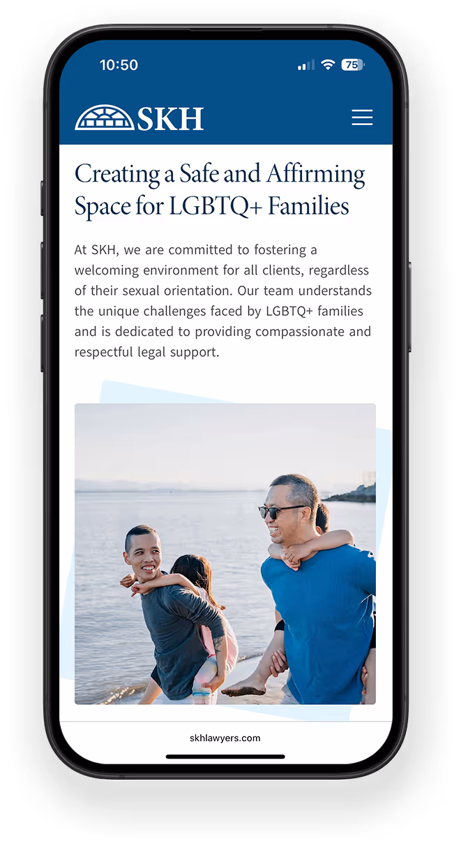 Mobile service detail screen